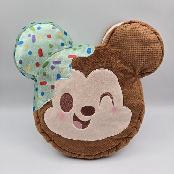 Disney Other - Disney Munchlings Squeeze-A-Munch Large Mint Dipped Ice Cream Sandwich Plush